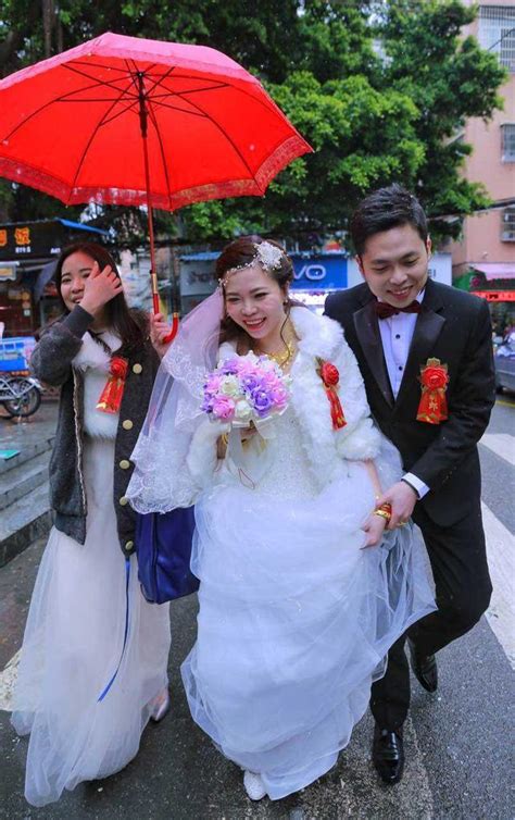 結婚當天下雨